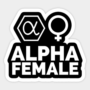 Alpha Female Sticker